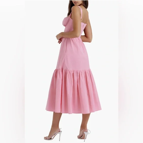 House of CB Elia pink midi dress NWT - Picture 11 of 15
